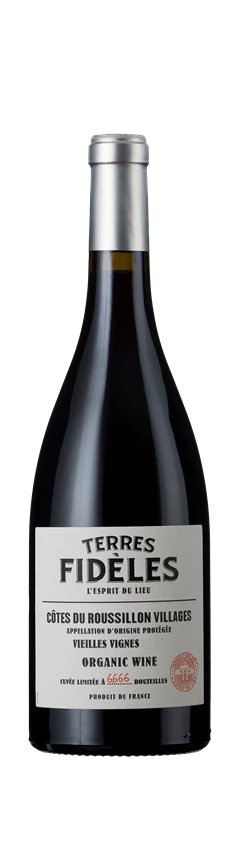 Organic Terres Fideles, Fidèle, AOP Organic Côtes du Roussillon Villages 2021