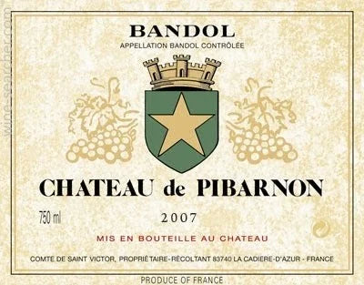 Bandol Rouge, Château de Pibarnon, Eric de St-Victor 2007 (out of stock)