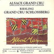 Riesling Grand Cru "Schlossberg'" Albert Mann, Wettolsheim 2020