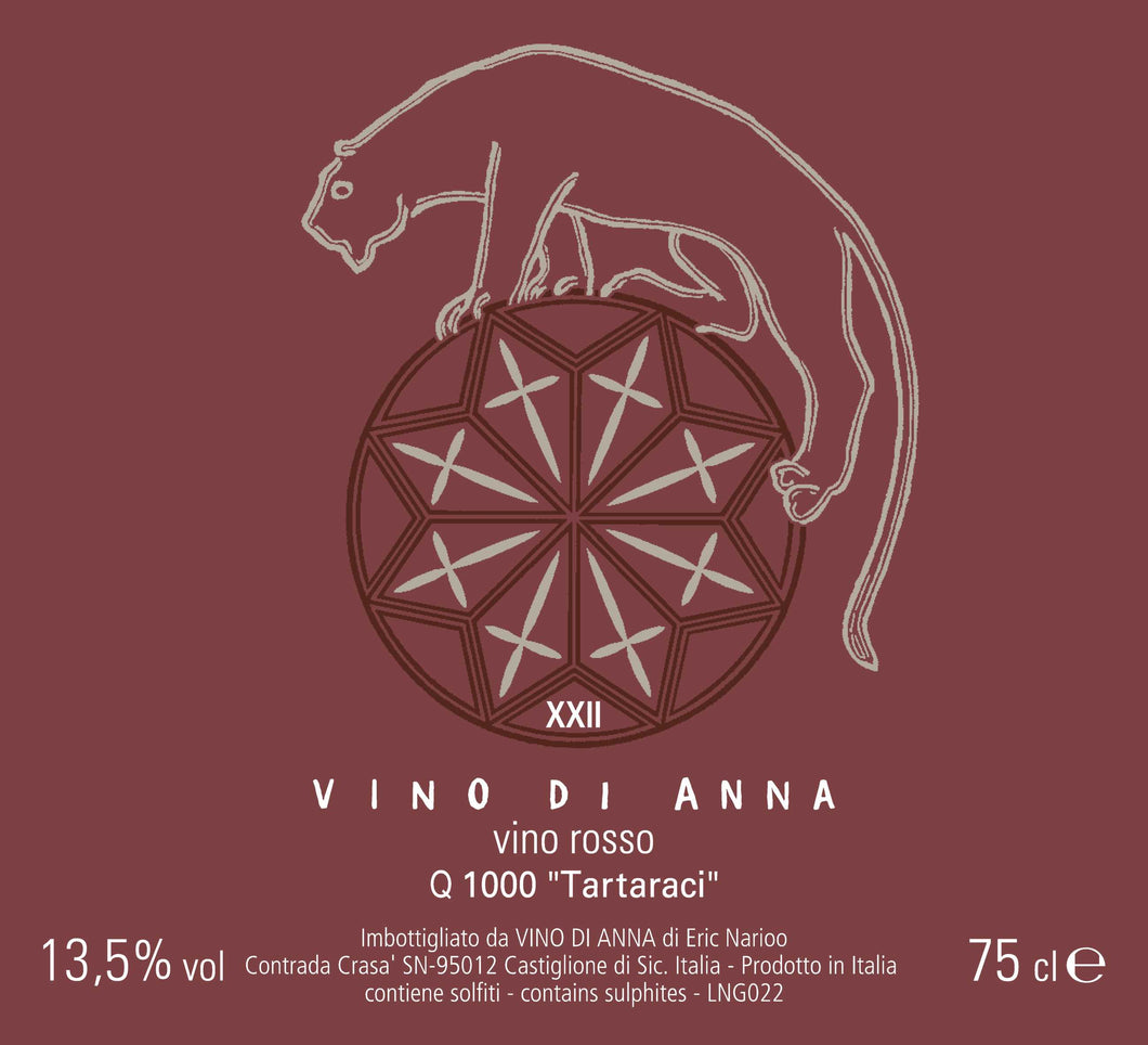 Vino di Anna “Q1000 Tartaraci Rosso