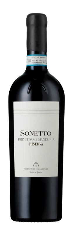 Primitivo di Manduria Riserva Sonnetto, DOC Produttori Di Manduria, Puglia 2019