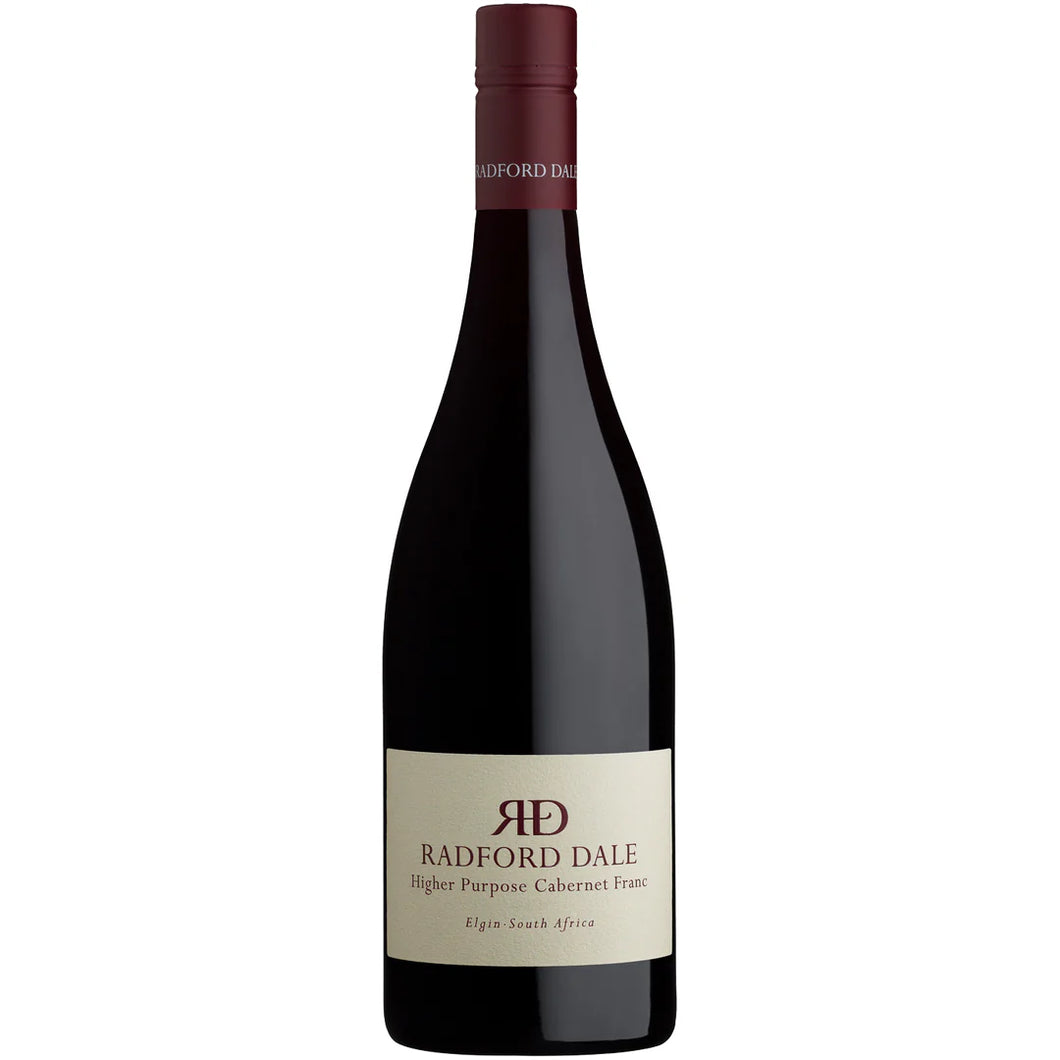 Radford Dale “Higher Purpose” Cabernet Franc, Ben Radford and Brit Alex Dale, Stellenbosch 2024