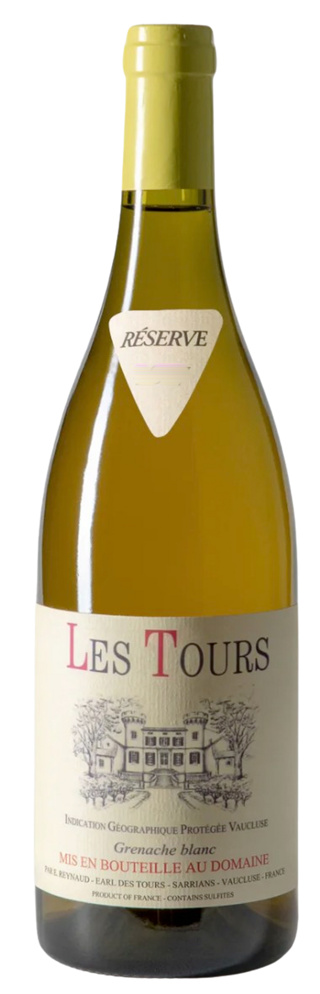 Rayas Les Tours Blanc, Côtes du Rhône Blanc‘ Reserve’ Château des Tours, Emmanuel Reynaud 2015 (PLEASE CONTACT FOR AVAIBILITY)