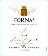 Cornas "Sans Soufre ajouté" Domaine Balthazar, Franck Balthazar 2021 (PLEASE CONTACT US FOR AVAIBILITY)