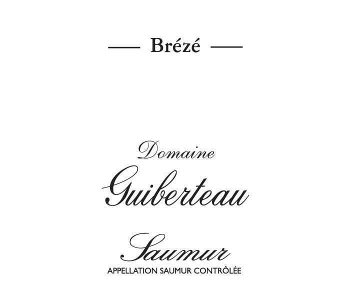 Saumur Blanc 'Brézé' Domaine Guiberteau 2020